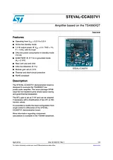 Техническая Спецификация (STEVAL-CCA037V1)