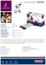 Sitecom USB 2.0 & Firewire cardbus card CB-004 Leaflet