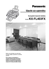 Panasonic KXFL403FX Mode D’Emploi