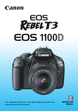 Canon rebel t3 Manuel D'Instructions