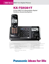 Panasonic KX-TG9381T 전단
