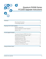 Quantum fc1202 Supplementary Manual