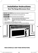 Samsung OTR Microwave with Ceramic Interior Guía De Instalación