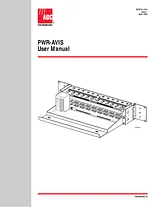 ADC PWR-AVIS Manual Do Utilizador