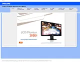 Philips LCD widescreen monitor 202E1SB 202E1SB/00 User Manual