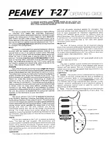 Peavey t27 Manual De Usuario