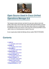 Cisco Cisco Unified Operations Manager 8.6 Lizenzinformationen
