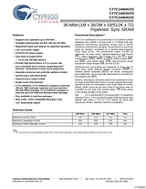 Cypress CY7C1442AV33 Manual De Usuario