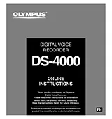 Olympus DS-4000 Ознакомительное Руководство