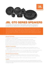 JBL GTO329 Leaflet