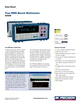 Bk Precision BK-5492B Digital-Multimeter, DMM, BK-5492B Ficha De Dados
