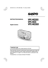 Sanyo VPC-MZ3GX Manual Do Utilizador