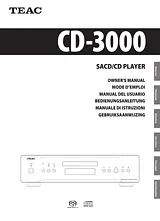 TEAC CD-3000 Справочник Пользователя