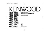 Kenwood KRC-194A Manual Do Utilizador