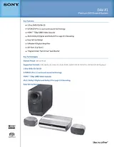 Sony DAV-X1 Guia De Especificaciones