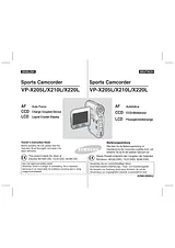 Samsung VP-X220L Справочник Пользователя