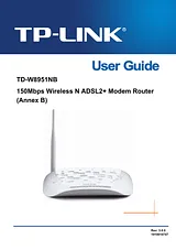 TP-LINK TD-W8951NB ユーザーズマニュアル