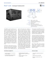 Meyer Sound M2D-SUB Manual Do Utilizador