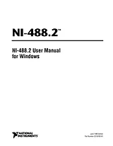 National Instruments NI-488.2 Manuel D’Utilisation