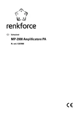 Renkforce MP 2000 MP-2000 Hoja De Datos
