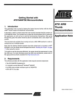 Atmel Evaluation Board using the SAM7SE Microcontroller AT91SAM7SE-EK AT91SAM7SE-EK Hoja De Datos