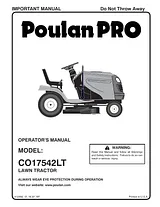 Poulan 412492 Manual De Usuario