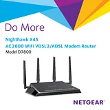 Netgear D7800 – AC2600 WiFi VDSL/ADSL Modem Router Guia Da Instalação