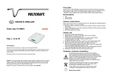 Voltcraft TS-5000/1Parcel scales Weight range bis 5 kg TS-5000/1 Leaflet