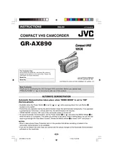 JVC GR-AX890UC Справочник Пользователя