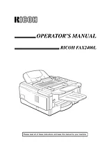 Ricoh 2400L Справочник Пользователя