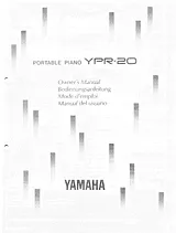 Yamaha YPR-20 ユーザーズマニュアル