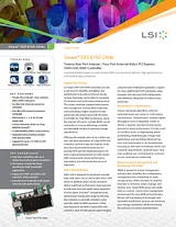 LSI 3ware SAS 9750-24i4e LSI00253 Merkblatt