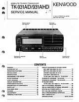 Kenwood TK-931A(D) Manual Do Utilizador