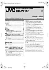 JVC HR-V210E 사용자 설명서