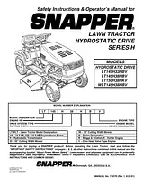 Snapper LT145H33HBV Benutzerhandbuch