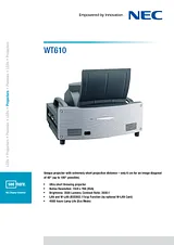 NEC WT610 50025160 Dépliant