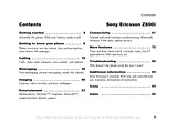 Sony Z800i Betriebsanweisung