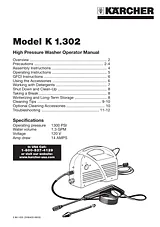 Kärcher K 1.302 Manual Do Utilizador
