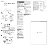 Sony SRS-M30 Manuale
