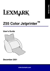 Lexmark Z55 사용자 설명서