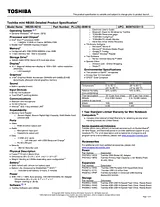 Toshiba NB205-N210 PLL25U-009018 User Manual