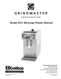 Beverage-Air GRINDMASTER 3311 Manuale Utente