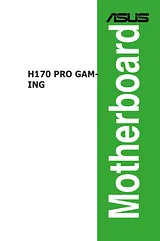 ASUS H170 PRO GAMING User Manual