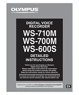 Olympus WS-710M Ознакомительное Руководство