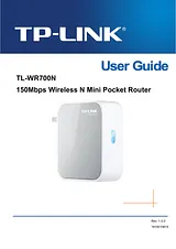 TP-LINK TL-WR700N ユーザーズマニュアル