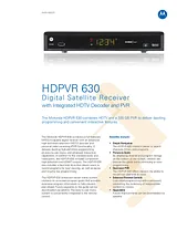 データシート (HDPVR630)