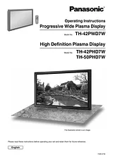 Panasonic th-50phd7ws Benutzerhandbuch