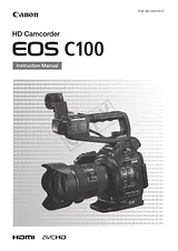 Canon EOS C100 Manual Do Utilizador