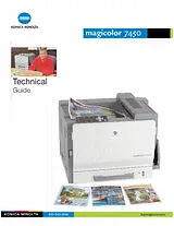 Konica Minolta Magicolor 7450 Color Laser Printer 4039221 Manual De Usuario