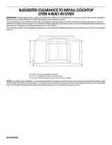 KitchenAid 36'' 5-Burner Gas Cooktop with Griddle Data Sheet